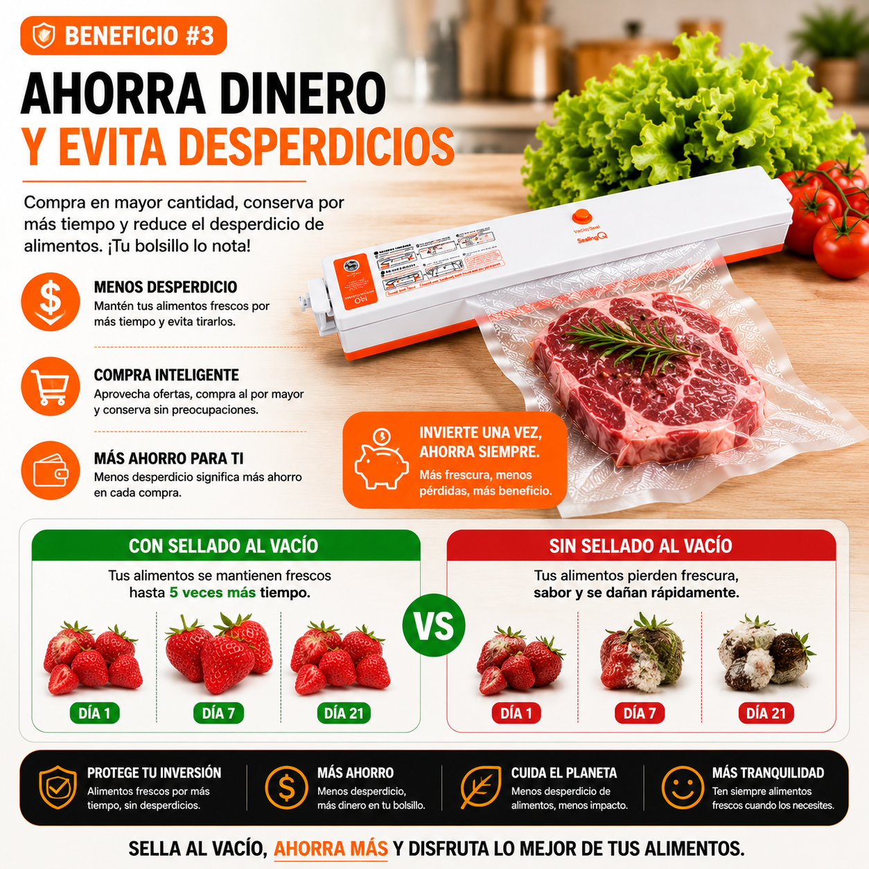 🥡 Sellador de Bolsas al Vacío 🔥