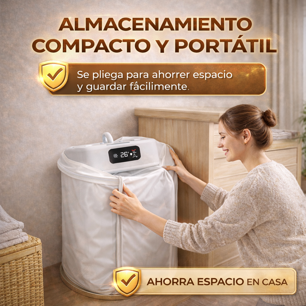 🧺⚡ Secadora de Ropa Eléctrica Portátil 🔥