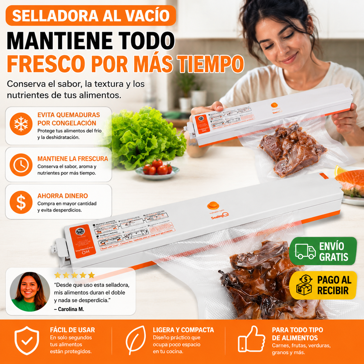 🥡 Sellador de Bolsas al Vacío 🔥