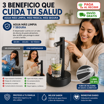 💧 Dispensador de Agua Eléctrico de Sobremesa 🔥