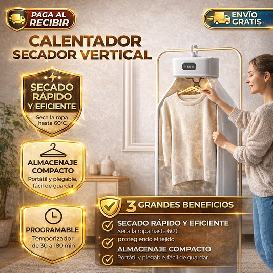 🧺⚡ Secadora de Ropa Eléctrica Portátil 🔥