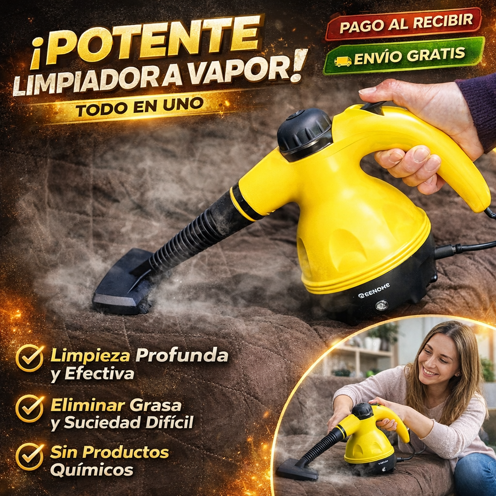 💨 Limpador a vapor elétrico 🔥