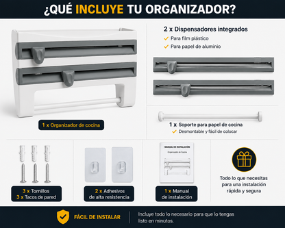 🍳 Organizador de Cocina Multifunción 🔥