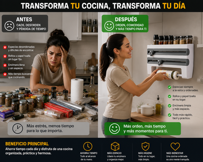 🍳 Organizador de Cocina Multifunción 🔥